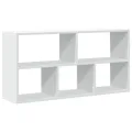 Étagère murale blanc 100x25x50 cm bois d'ingénierie