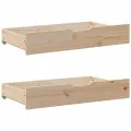 Lit de jour avec tiroirs sans matelas 90x200 cm bois massif