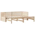 Lit de jour avec tiroirs sans matelas 90x200 cm bois massif