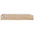Cadre de lit sans matelas 90x200 cm bois de pin massif