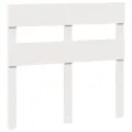 Cadre de lit sans matelas blanc 90x200 cm bois de pin massif