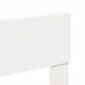 Cadre de lit sans matelas blanc 90x200 cm bois de pin massif