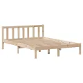 Cadre de lit sans matelas 160x200 cm bois massif de pin