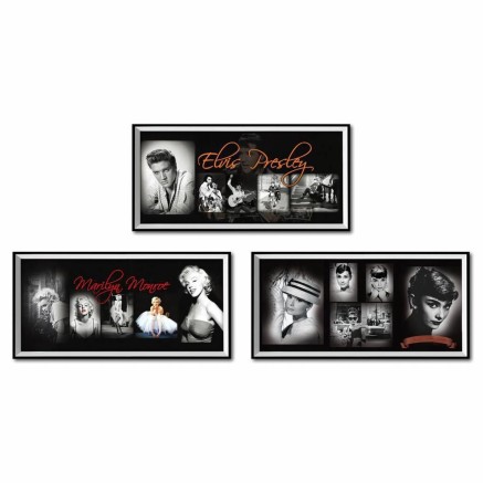 Cuadro 3D Alexandra House Living Vidrio Plástico 53 x 2 x 26 cm 3 Pie