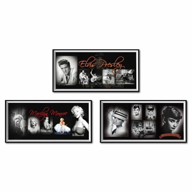 Quadro 3D Alexandra House Living Vetro Plastica 53 x 2 x 26 cm 3 Pezzi