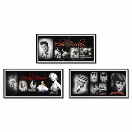 Cadre 3D Alexandra House Living verre Plastique 53 x 2 x 26 cm 3 Pièc