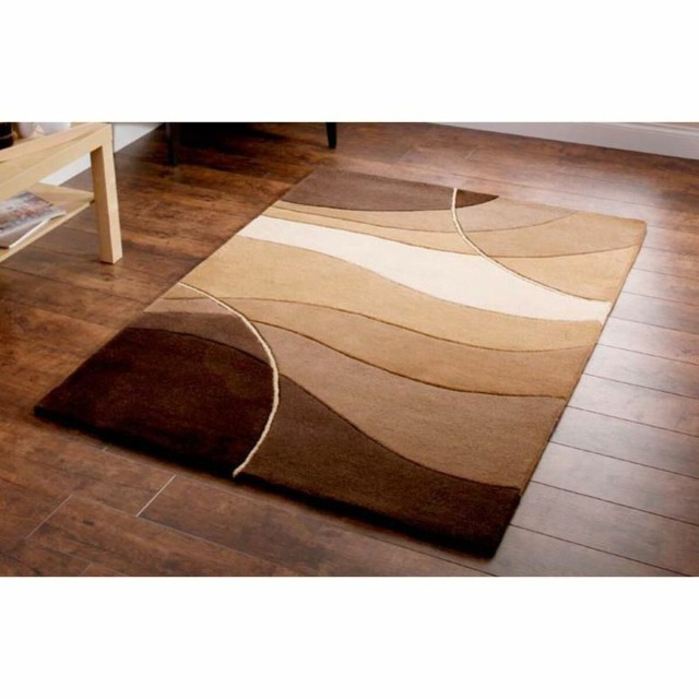 Tapis Alexandra House Living Marron Beige 170 x 3 x 120 cm Rectangulai