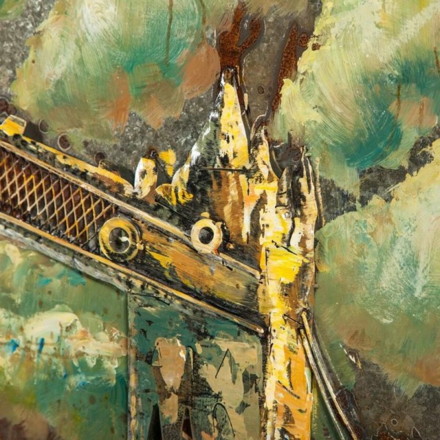 Schilderij Alexandra House Living Metaal 80 x 5 x 120 cm