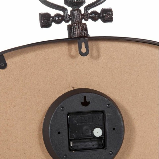 Horloge Murale Alexandra House Living Blanc Marron Métal 45 x 2 x 40