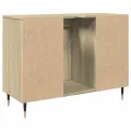 Armoire salle de bain chêne sonoma 80x33x60cm bois d'ingénierie