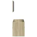 Ensemble de meubles de salle de bain 2 pcs chêne sonoma