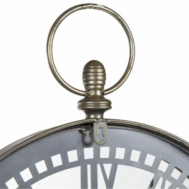 Muurklok Alexandra House Living Zwart Metaal 5 x 60 x 46 cm