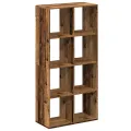 Étagère séparatrice de pièce vieux bois 69,5x29x137,5 cm