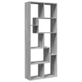 Étagère séparatrice de pièce sonoma gris 67x25x161,5 cm