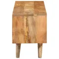 Meuble TV 110x30x41 cm bois massif de manguier