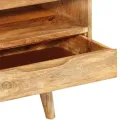 Meuble TV 110x30x41 cm bois massif de manguier