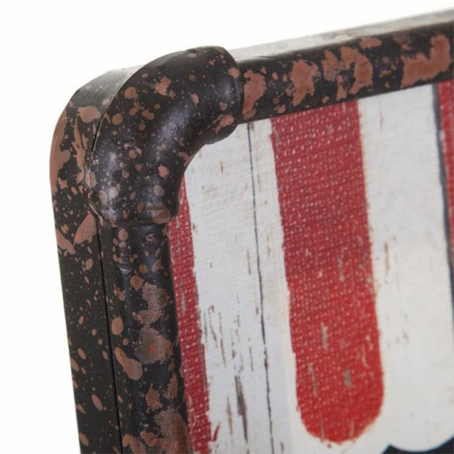 Quadro 3D Alexandra House Living Tela Metallo Carta Legno MDF