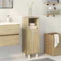 Armoire de salle de bain chêne sonoma 30,5x30x95 cm