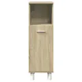 Armoire de salle de bain chêne sonoma 30,5x30x95 cm