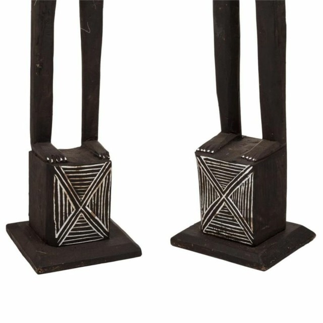 Figurenset Alexandra House Living Bruin Hout Etnisch 11 x 100 x 11 cm