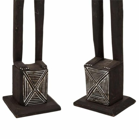 Figurensatz Alexandra House Living Braun Holz Ethnisch 11 x 100 x 11 c