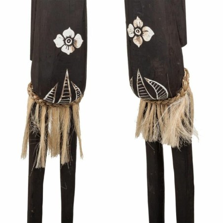 Ensemble de Figurines Alexandra House Living Marron Bois Ethnique 11 x