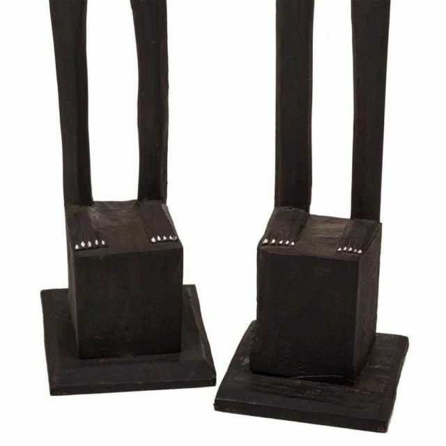 Set di Cifre Alexandra House Living Marrone Legno Etnico 11 x 100 x 11