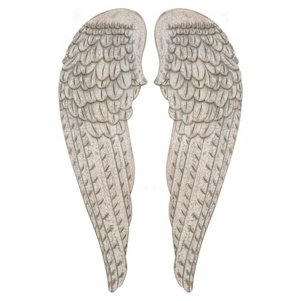 Set de Figuras Alexandra House Living Blanco Madera MDF Alas 4 x 103 x