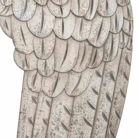 Ensemble de Figurines Alexandra House Living Blanc Bois MDF Ailes 4 x