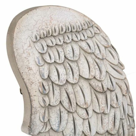 Set of Figures Alexandra House Living White MDF Wood Wings 4 x 103 x 3