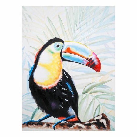 Bild Alexandra House Living Toucan Canvas-Stoff Tannenholz 120 x 3 x 9