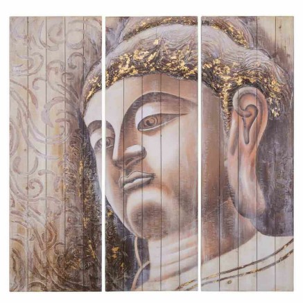 Cuadro Alexandra House Living Asia Madera de abeto Madera MDF 150 x 4