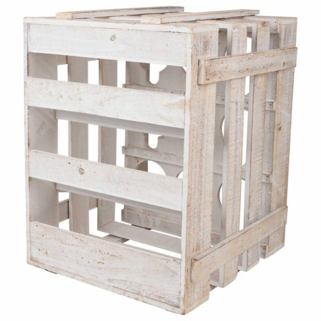 Bottle rack Alexandra House Living Natural Fir wood 43 x 32 x 33 cm 9