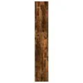Bibliothèque chêne fumé 80x24x143 cm bois d'ingénierie