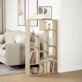 Bibliothèque chêne sonoma 72x20x120 cm bois d'ingénierie