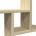Étagères murales 2pcs chêne sonoma 38x12x38cm bois d'ingénierie