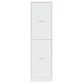 Armoire d'apothicaire blanc 40x41x144,5 cm bois d'ingénierie