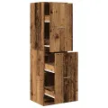 Armoire d'apothicaire vieux bois 40x41x144,5 cm bois ingénierie