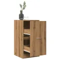 Armoire d'apothicaire chêne artisanal bois d'ingénierie