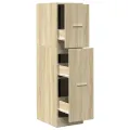 Armoire d'apothicaire chêne sonoma 30x41x118 cm bois ingénierie