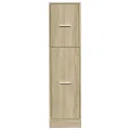 Armoire d'apothicaire chêne sonoma 30x41x118 cm bois ingénierie