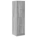 Armoire apothicaire sonoma gris 40x41x144,5cm bois d'ingénierie