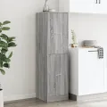 Armoire apothicaire sonoma gris 40x41x144,5cm bois d'ingénierie