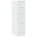 Armoire d'apothicaire blanc 30x41x118 cm bois d'ingénierie