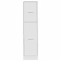 Armoire d'apothicaire blanc 30x41x118 cm bois d'ingénierie