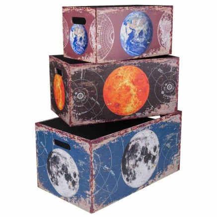 Storage Box Alexandra House Living Canvas MDF Wood 28 x 24 x 48 cm 42