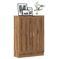 Bibliothèque chêne artisanal 82,5x30,5x115 cm bois d'ingénierie