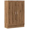 Bibliothèque chêne artisanal 82,5x30,5x115 cm bois d'ingénierie