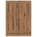 Bibliothèque chêne artisanal 82,5x30,5x115 cm bois d'ingénierie