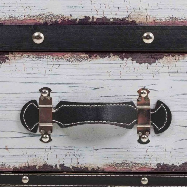 Bottle rack Alexandra House Living White Canvas MDF Wood 60 x 55 x 100